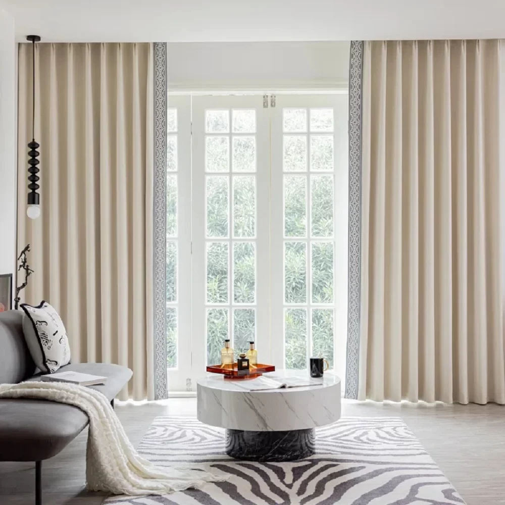 cotton blackout curtains