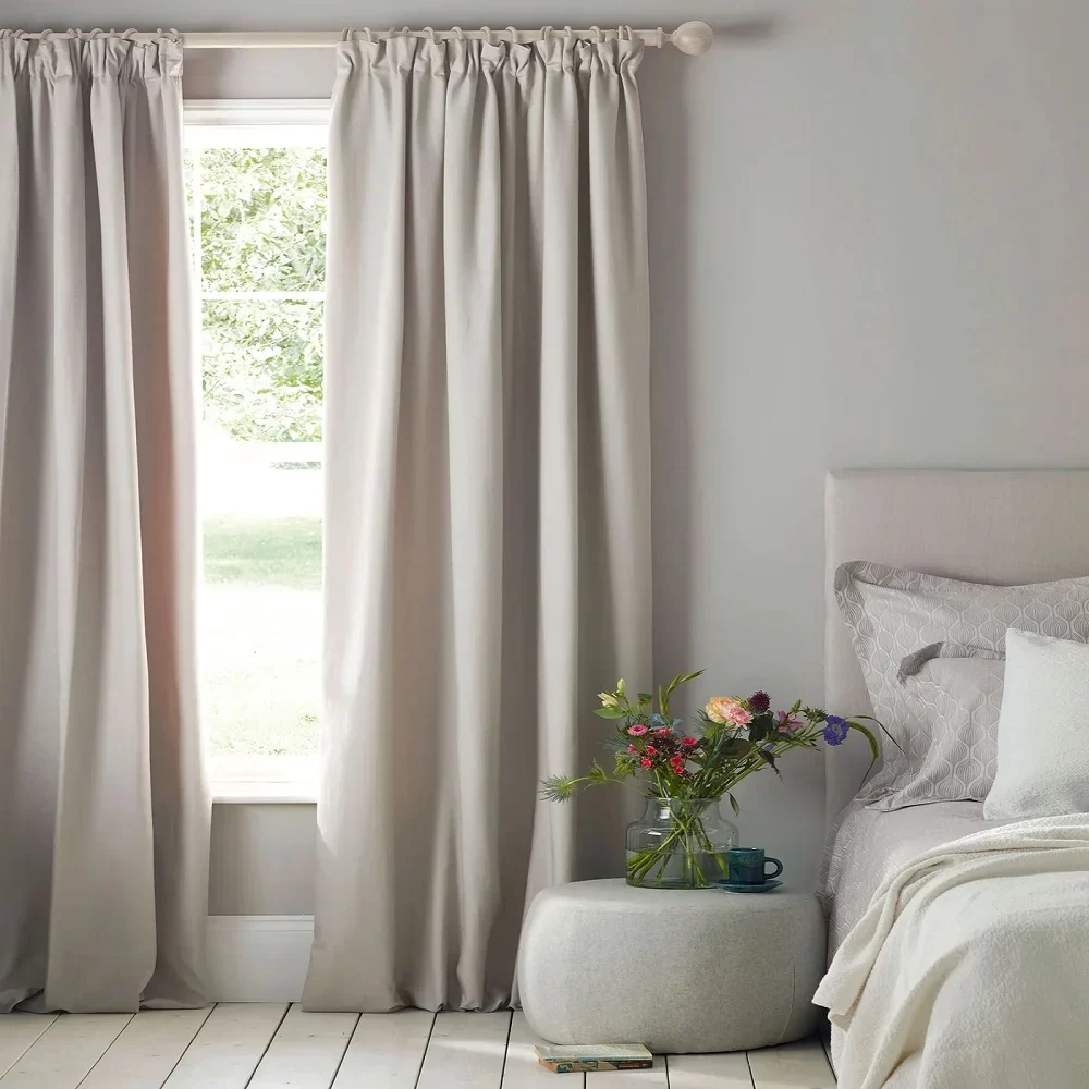 cotton blackout curtains