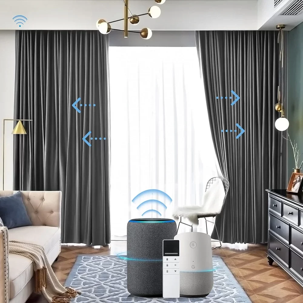 motorized blackout curtains