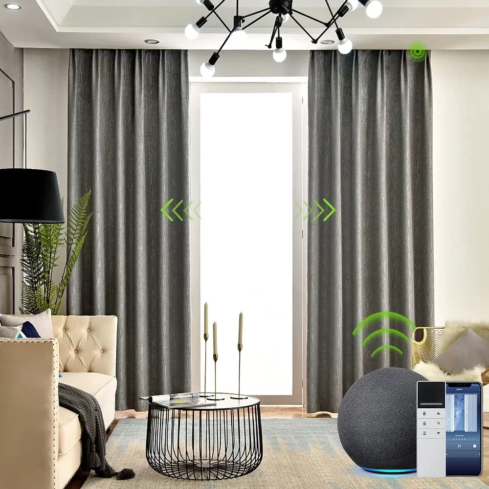 motorized blackout curtains