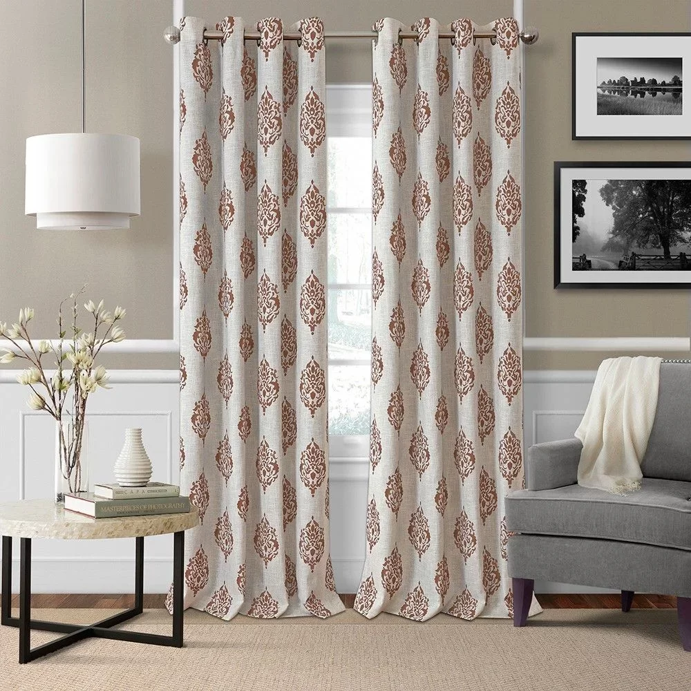 patterned blackout curtains