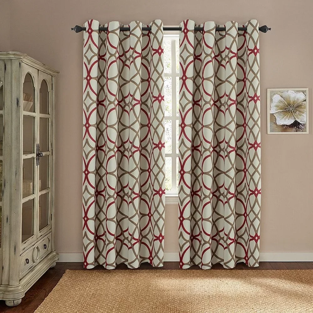 patterned blackout curtains