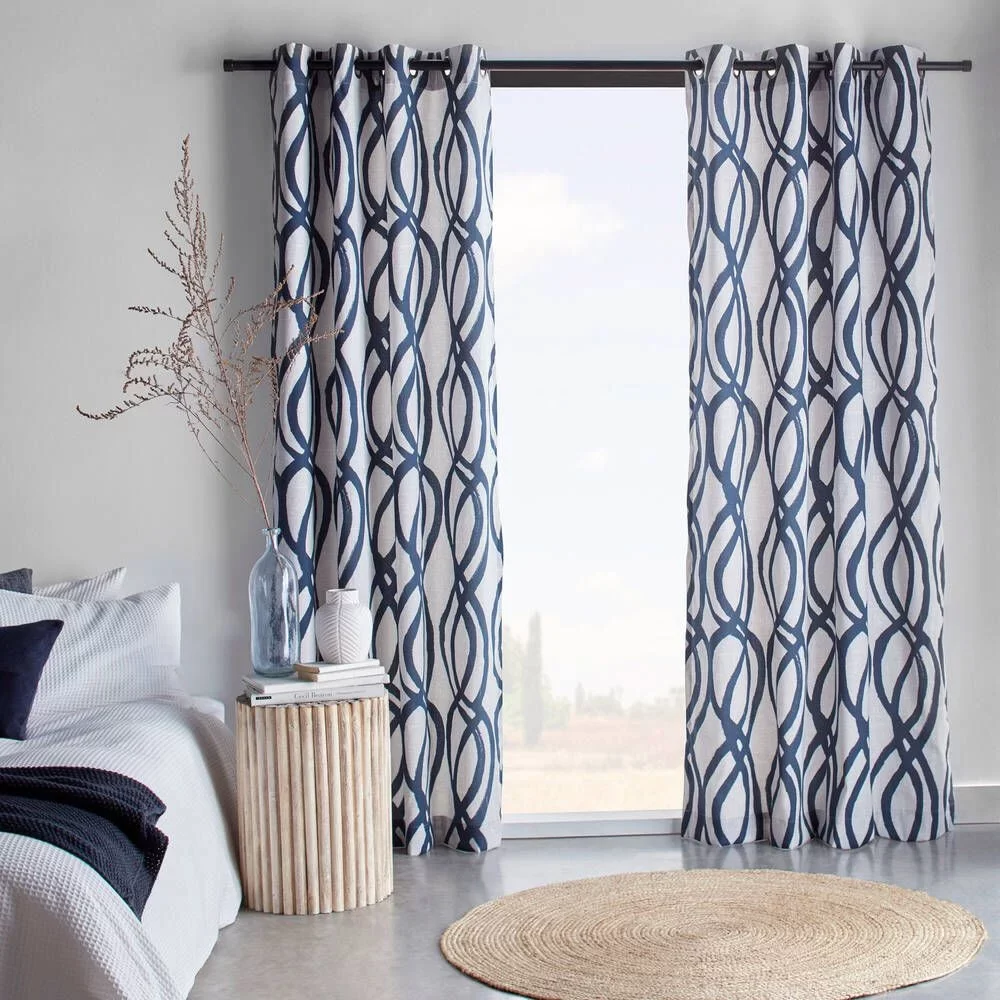 patterned blackout curtains